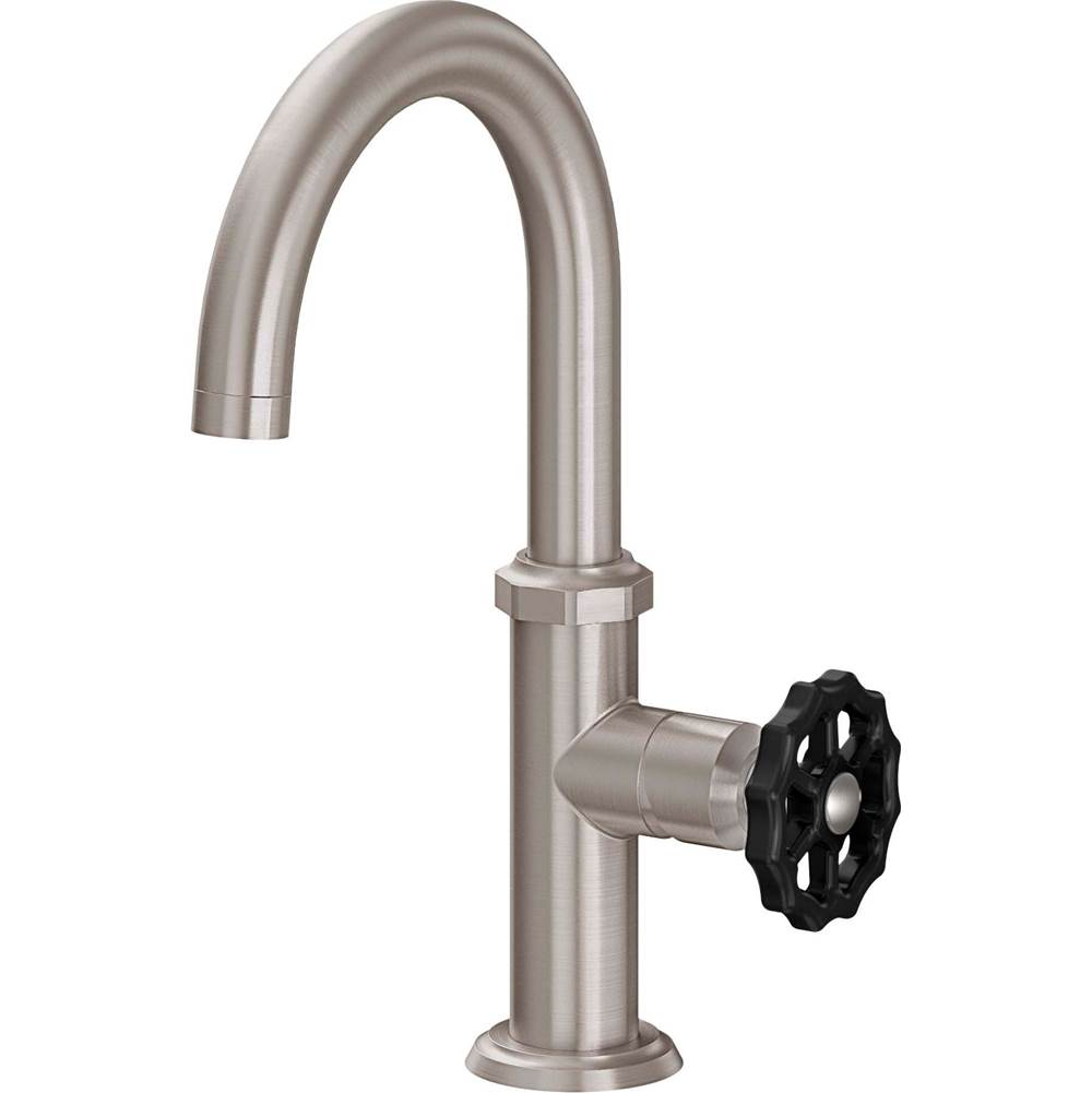 California Faucets - Single Hole Lavatory/Bar/Prep Faucet - Low Spout - Gloss White