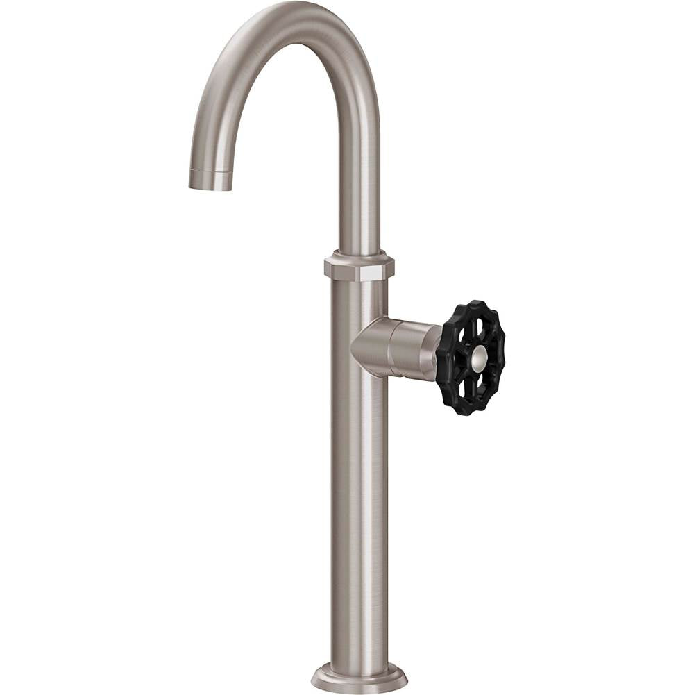 California Faucets - Single Hole Lavatory/Bar/Prep Faucet - High Spout - Gloss White
