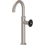 California Faucets - Single Hole Lavatory/Bar/Prep Faucet - High Spout - Gloss White
