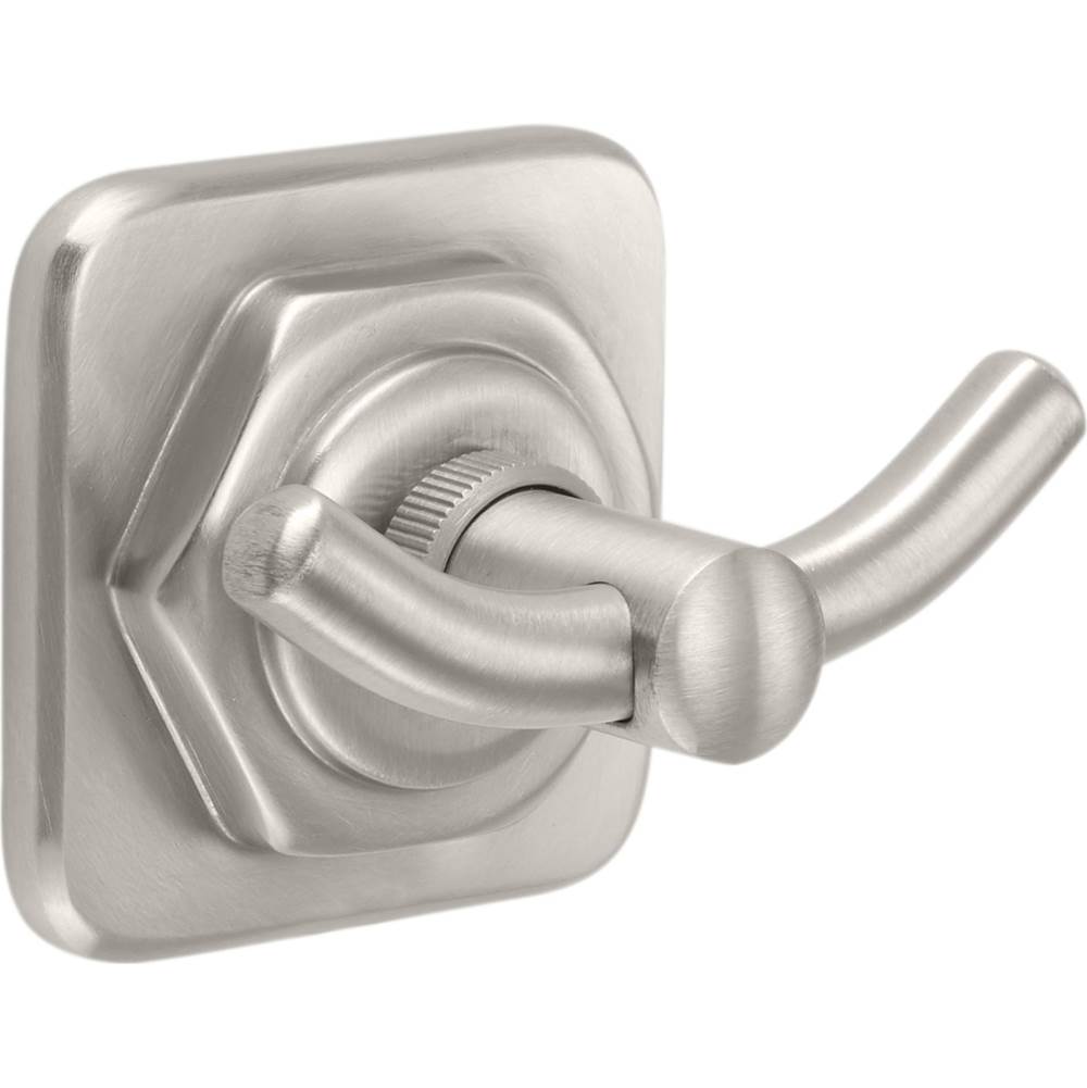California Faucets - Double Robe Hook - Gloss White