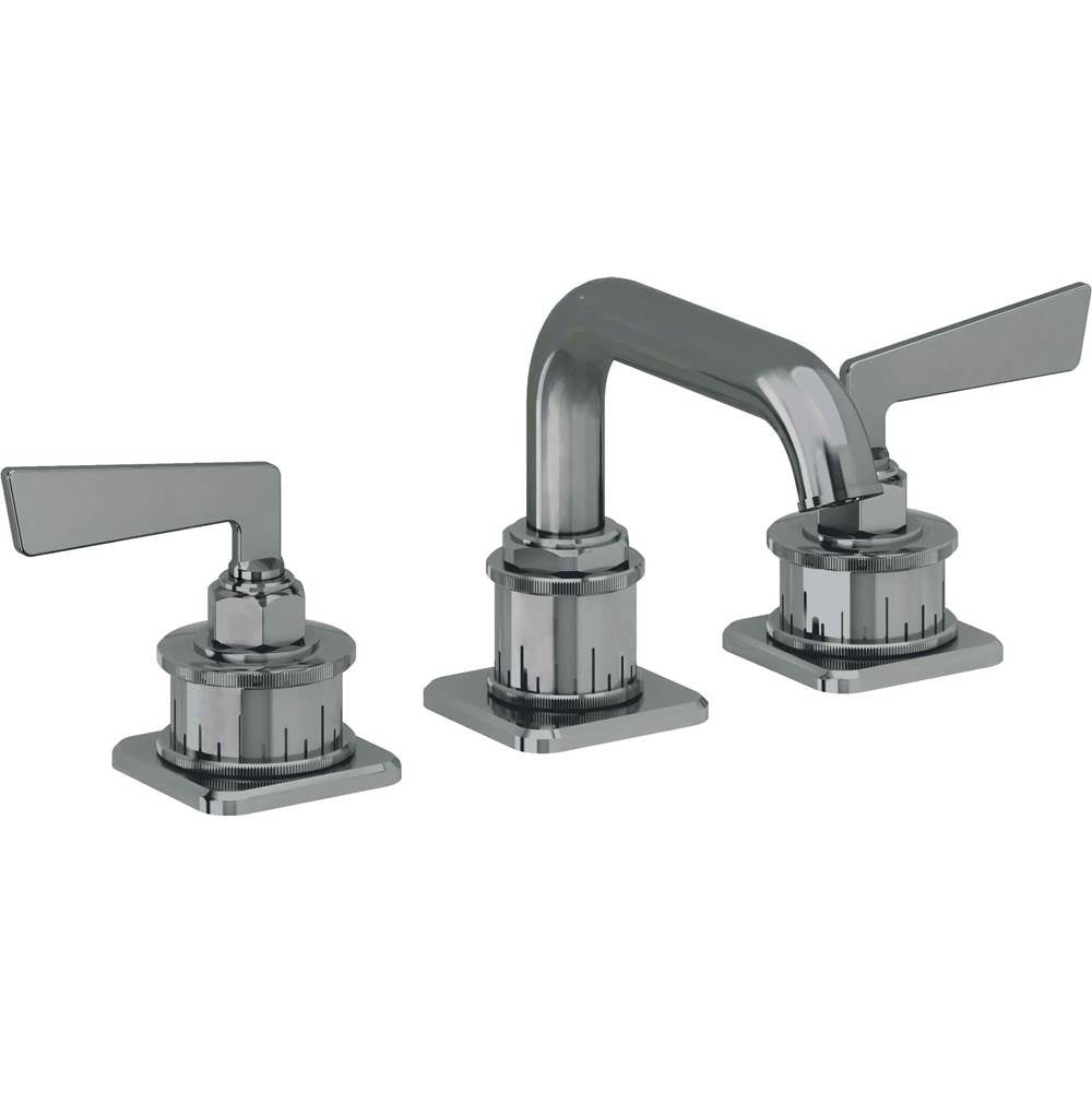 California Faucets - 8'' Widespread Lavatory Faucet with Completely Finished ZeroDrain - Black Nickel Pvd