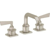 California Faucets - 8'' Widespread Lavatory Faucet with ZeroDrain - Burnished Nickel Uncoated