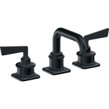 California Faucets - 8'' Widespread Lavatory Faucet with Completely Finished ZeroDrain - Carbon Pvd