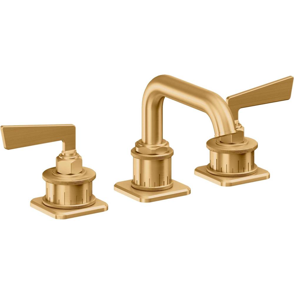 California Faucets - 8'' Widespread Lavatory Faucet - Lifetime Satin Gold Pvd