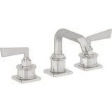 California Faucets - 8'' Widespread Lavatory Faucet with ZeroDrain - Polished Chrome