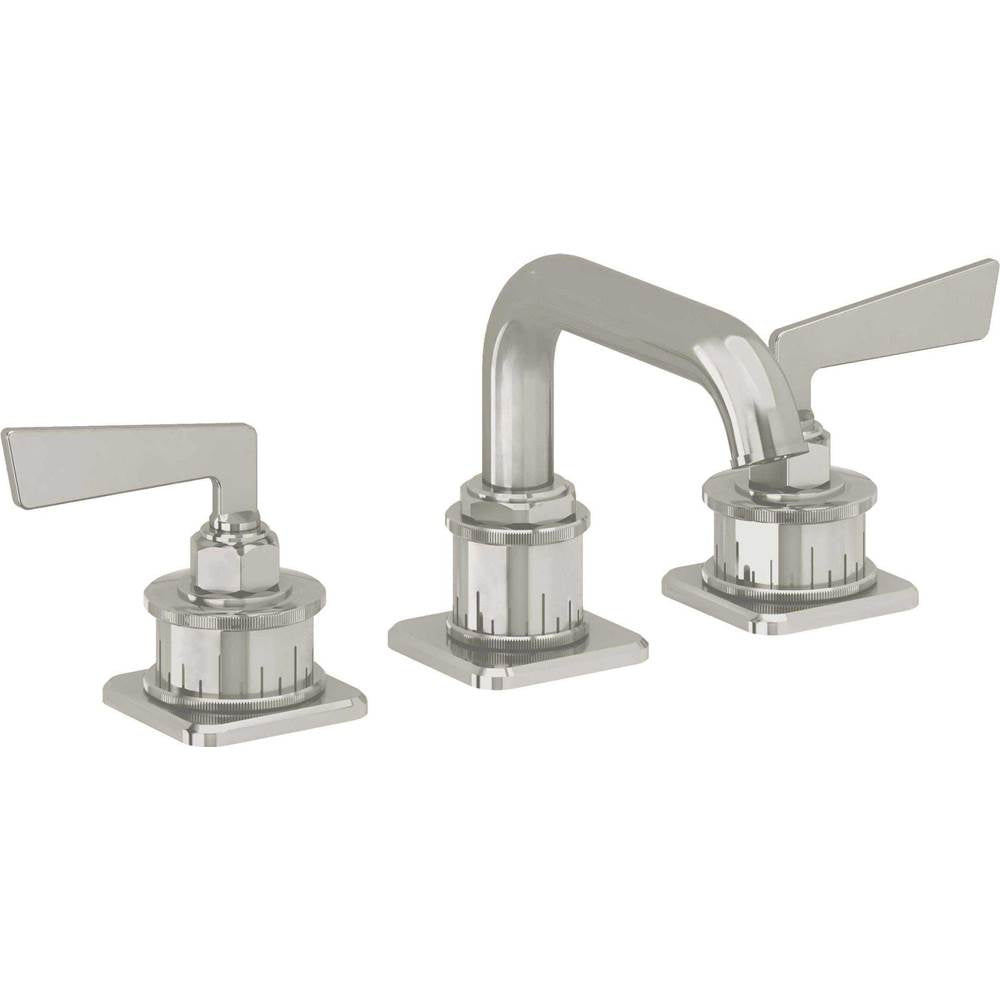 California Faucets - 8'' Widespread Lavatory Faucet with ZeroDrain - Polished Nickel Pvd