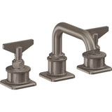 California Faucets - 8'' Widespread Lavatory Faucet with ZeroDrain - Graphite Pvd