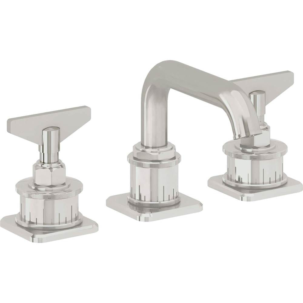 California Faucets - 8'' Widespread Lavatory Faucet with ZeroDrain - Polished Chrome