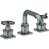 California Faucets - 8'' Widespread Lavatory Faucet with ZeroDrain - Black Nickel Pvd