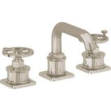 California Faucets - 8'' Widespread Lavatory Faucet - Burnished Nickel Uncoated