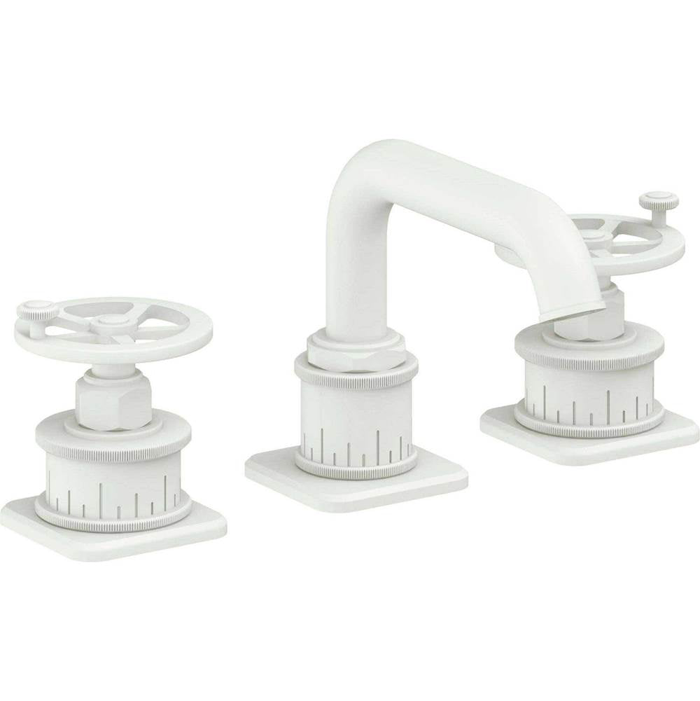 California Faucets - 8'' Widespread Lavatory Faucet - Matte White