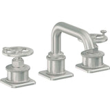 California Faucets - 8'' Widespread Lavatory Faucet with Completely Finished ZeroDrain - Satin Chrome Pvd
