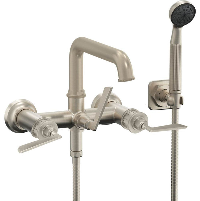 California Faucets - Wall Mount Tub Filler - Gloss White