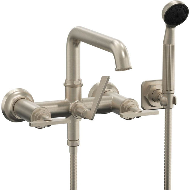 California Faucets - Wall Mount Tub Filler - Gloss White
