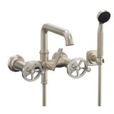 Wall Mount Tub Filler - Wheel Handles