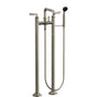 California Faucets - Floor Mount Tub Filler - Gloss White