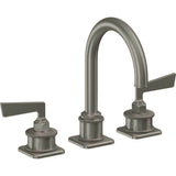 California Faucets - 8'' Widespread Lavatory Faucet with ZeroDrain - Graphite Pvd