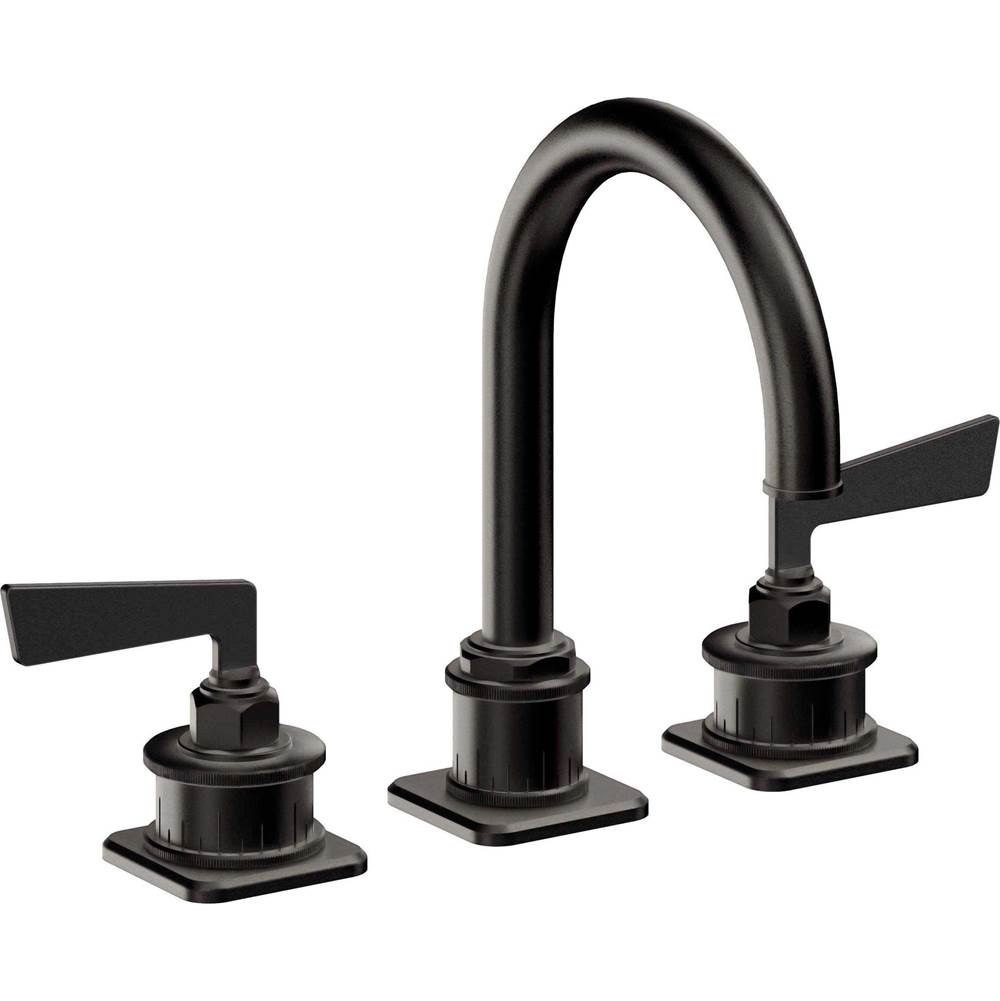 California Faucets - 8'' Widespread Lavatory Faucet - Matte Black