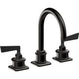 California Faucets - 8'' Widespread Lavatory Faucet with ZeroDrain - Matte Black