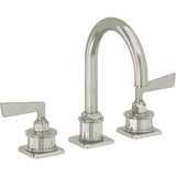 California Faucets - 8'' Widespread Lavatory Faucet with ZeroDrain - Polished Nickel Pvd