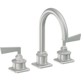 California Faucets - 8'' Widespread Lavatory Faucet with ZeroDrain - Satin Chrome Pvd