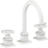 California Faucets - 8'' Widespread Lavatory Faucet - Matte White