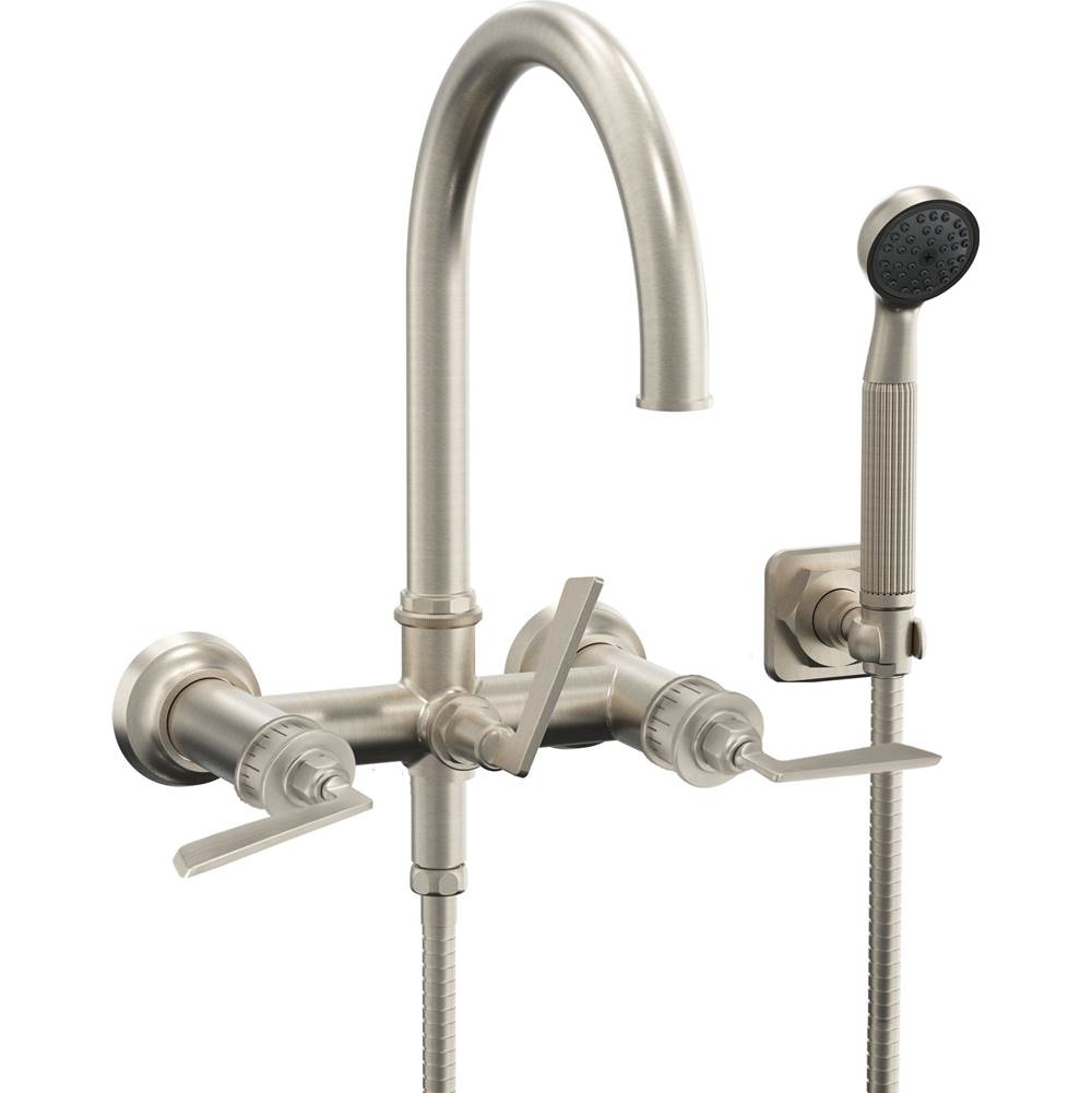 California Faucets - Wall Mount Tub Filler - Gloss White