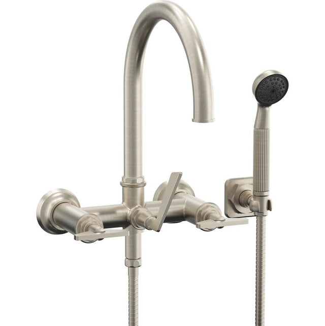 California Faucets - Wall Mount Tub Filler - Gloss White