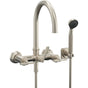 California Faucets - Wall Mount Tub Filler - Gloss White