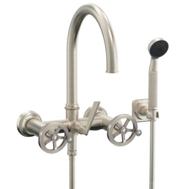 Wall Mount Tub Filler - Wheel Handles