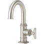 California Faucets - Single Hole Lavatory/Bar/Prep Faucet - Low Spout - Gloss White