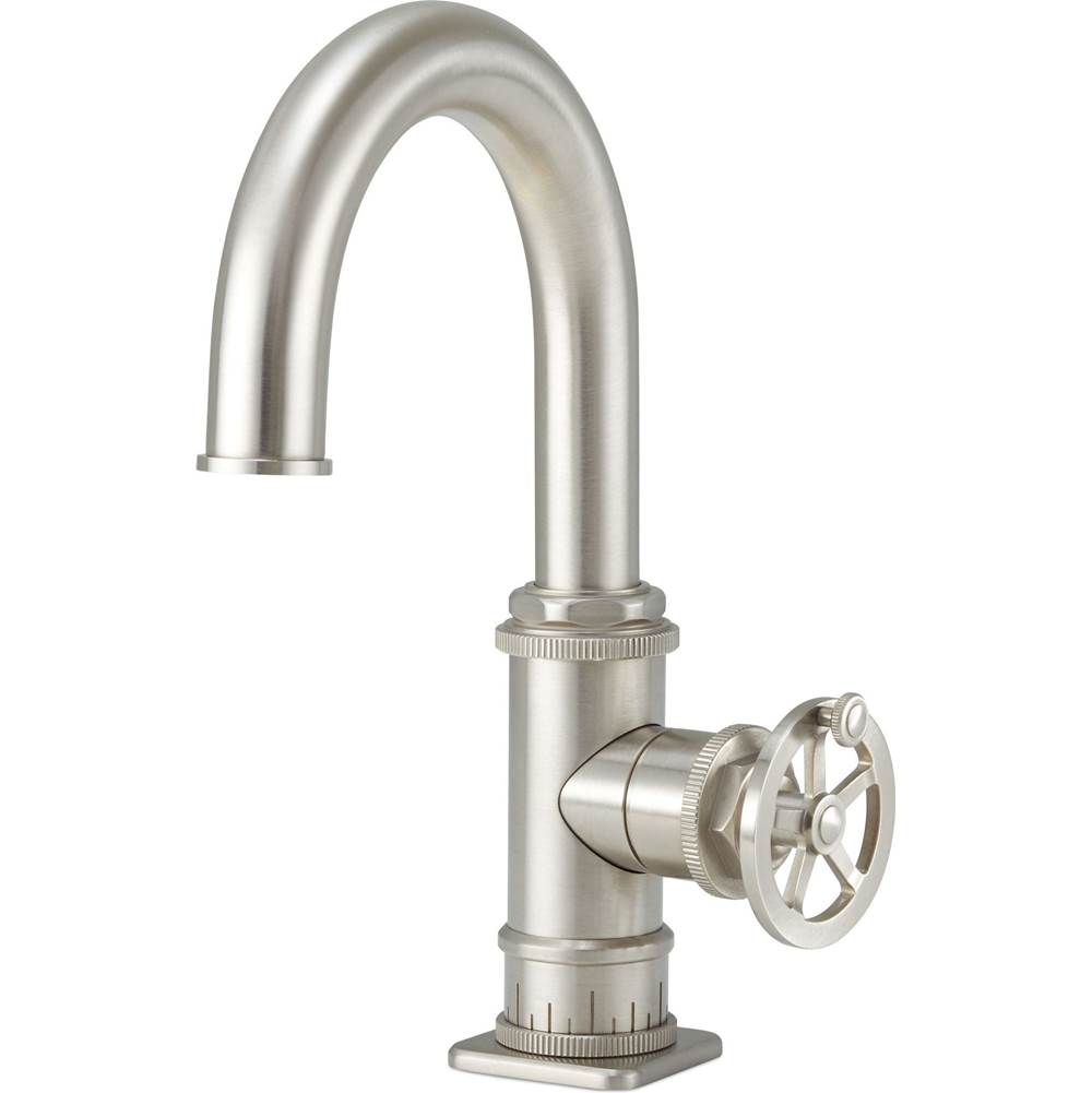 California Faucets - Single Hole Lavatory/Bar/Prep Faucet - Low Spout - Gloss White