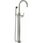 California Faucets - Single Hole Floor Mount Tub Filler - Gloss White