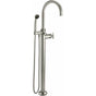 California Faucets - Single Hole Floor Mount Tub Filler - Gloss White