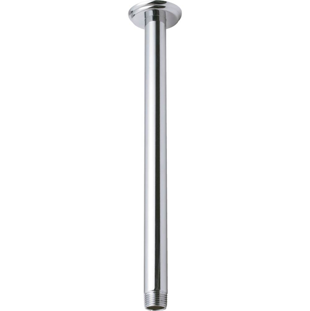 California Faucets - 4'' Ceiling Shower Arm - Line Base - Gloss White