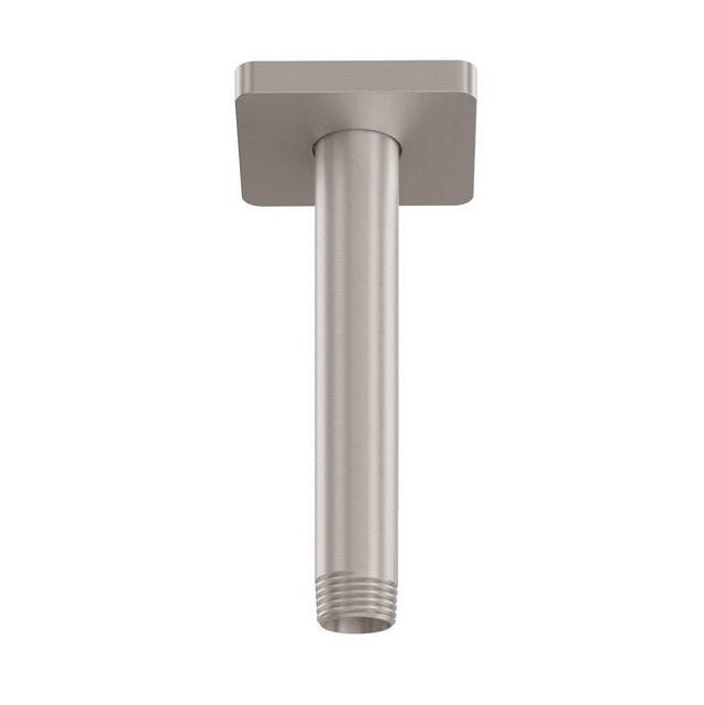 California Faucets - 4'' Ceiling Shower Arm - Quad Base - Gloss White