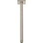 California Faucets - 4'' Ceiling Shower Arm - Square Base - Gloss White