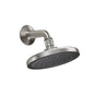 California Faucets - 5-5/8'' Single-Function Showerhead Kit - Antique Brass Flat
