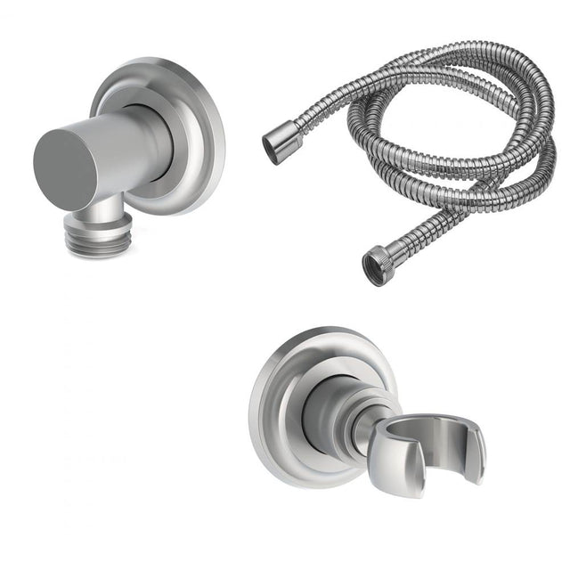 California Faucets - Wall Mounted Handshower Kit - Concave - Gloss White