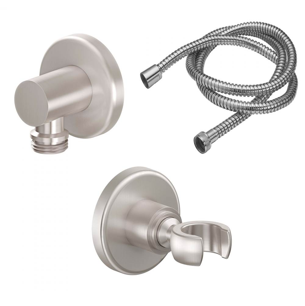 California Faucets - Wall Mounted Handshower Kit - Round - Gloss White