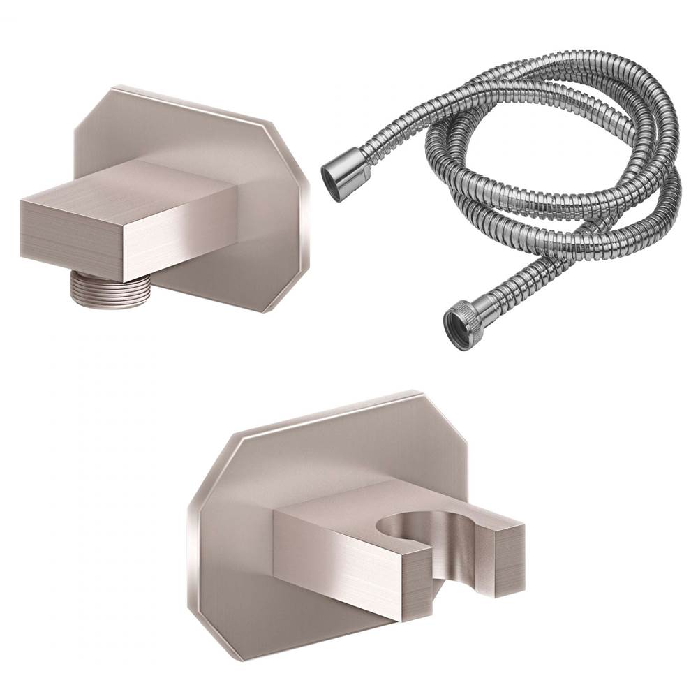 California Faucets - Wall Mounted Handshower Kit - Octagonal - Gloss White