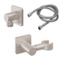 California Faucets - Swivel Wall Mounted Handshower Kit - Quad - Gloss White