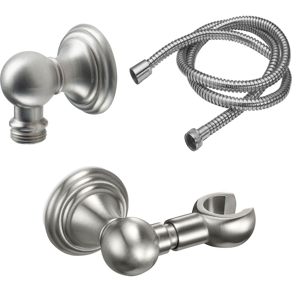 California Faucets - Wall Mounted Handshower Kit - Line - Gloss White