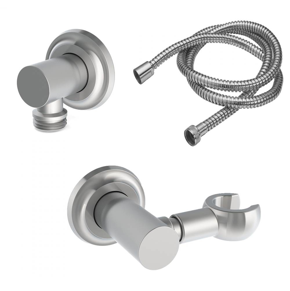 California Faucets - Wall Mounted Handshower Kit - Concave - Gloss White