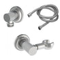California Faucets - Wall Mounted Handshower Kit - Concave - Gloss White