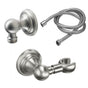 California Faucets - Wall Mounted Handshower Kit - Concave - Gloss White