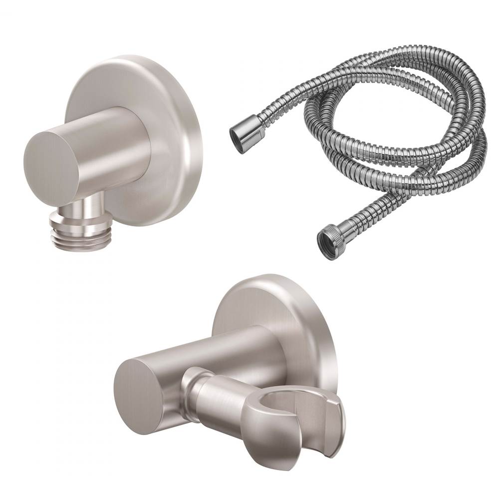 California Faucets - Wall Mounted Handshower Kit - Round - Gloss White