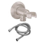 California Faucets - Wall Mounted Handshower Kit - Line Base - Gloss White