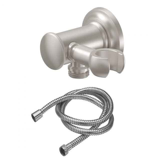 California Faucets - Swivel Wall Mounted Handshower Kit - Concave - Gloss White
