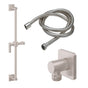 California Faucets - Slide Bar Handshower Kit - Lever Handle with Quad Base - Matte White